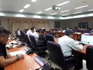 การประชุมคณะกรรมการดำเนินงานในพิธีพระราชทานปริญญาบัตรแก่ผู้สำเร็จการศึกษา,จากมหาวิทยาลัยพะเยา,ประจำปีการศึกษา,2559,และพิธีเปิดพระบรมราชานุสาวรีย์สมเด็จพระนเรศวรมหาราช,กับพิธีเปิดอาคารศูนย์การแพทย์และโรงพยาบาลมหาวิทยาลัยพะเยา