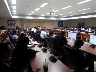 การประชุมคณะกรรมการดำเนินงานในพิธีพระราชทานปริญญาบัตรแก่ผู้สำเร็จการศึกษา,จากมหาวิทยาลัยพะเยา,ประจำปีการศึกษา,2559,และพิธีเปิดพระบรมราชานุสาวรีย์สมเด็จพระนเรศวรมหาราช,กับพิธีเปิดอาคารศูนย์การแพทย์และโรงพยาบาลมหาวิทยาลัยพะเยา