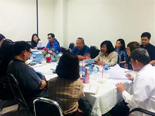 ผู้บริหารคณะทันตแพทยศาสตร์ประชุมเกี่ยวกับความมือในการผลิตบัณฑิตทันตแพทย์