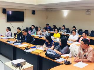 ผู้บริหารคณะทันตแพทยศาสตร์ร่วมประชุมเกี่ยวกับความมือในการผลิตบัณฑิตทันตแพทย์ต่อยังจังหวัดน่าน