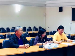 ผู้บริหารคณะทันตแพทยศาสตร์ร่วมประชุมเกี่ยวกับความมือในการผลิตบัณฑิตทันตแพทย์ต่อยังจังหวัดน่าน