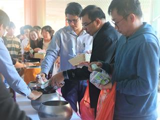 คณะ,ICT,ม.พะเยา,ทำบุญ,วันขึ้นปีใหม่,2561,เพื่อความเป็นสิริมงคล