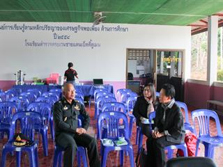 คณะศิลปศาสตร์,เป็นผู้แทนมหาวิทยาลัยพะเยา,เข้าร่วมประชุมเพื่อเตรียมการรับเสด็จ,สมเด็จพระเทพรัตนราชสุดาฯ,สยามบรมราชกุมารี,ณ,โรงเรียนตำรวจตระเวนชายแดนเบ็ตตี้,ดูเมน