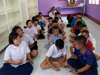 มหาวิทยาลัยพะเยา,ลงพื้นที่ช่วยจัดห้องสมุดห้องสมุดโรงเรียนตำรวจตระเวนชายแดนเบ็ตตี้ดูเมน,อำเภอปง,จังหวัดพะเยา