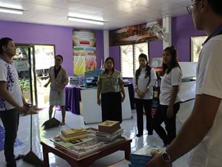 มหาวิทยาลัยพะเยา,ลงพื้นที่ช่วยจัดห้องสมุดห้องสมุดโรงเรียนตำรวจตระเวนชายแดนเบ็ตตี้ดูเมน,อำเภอปง,จังหวัดพะเยา