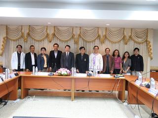 คณะผู้บริหารมหาวิทยาลัยพะเยา,ต้อนรับ,ผู้บริหารสำนักงานกองทุนสนับสนุนการวิจัยพร้อมคณะในการเยี่ยมชมและแลกเปลี่ยนเรียนรู้ร่วมกัน