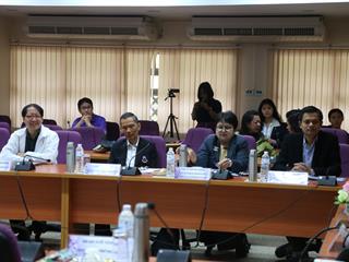 คณะผู้บริหารมหาวิทยาลัยพะเยา,ต้อนรับ,ผู้บริหารสำนักงานกองทุนสนับสนุนการวิจัยพร้อมคณะในการเยี่ยมชมและแลกเปลี่ยนเรียนรู้ร่วมกัน