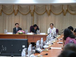 คณะผู้บริหารมหาวิทยาลัยพะเยา,ต้อนรับ,ผู้บริหารสำนักงานกองทุนสนับสนุนการวิจัยพร้อมคณะในการเยี่ยมชมและแลกเปลี่ยนเรียนรู้ร่วมกัน