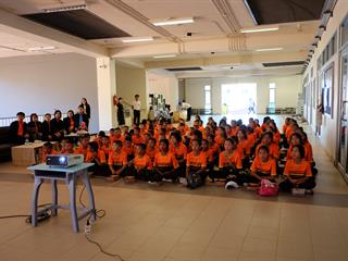 ต้อนรับคณะศึกษาดูงานจาก,โรงเรียนบ้านสันทราย,(ราษฎร์สามัคคี),จังหวัดเชียงราย