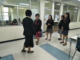 คณะทำงานผู้ทรงคุณวุฒิ,ตรวจเยี่ยมและประเมินสถาบันการศึกษา,,เยี่ยมชมศูนย์บรรณสารและสื่อการศึกษา,มหาวิทยาลัยพะเยา