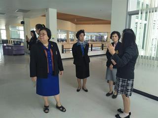 คณะทำงานผู้ทรงคุณวุฒิ,ตรวจเยี่ยมและประเมินสถาบันการศึกษา,,เยี่ยมชมศูนย์บรรณสารและสื่อการศึกษา,มหาวิทยาลัยพะเยา
