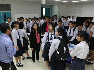 ต้อนรับคณะศึกษาดูงานจาก,โรงเรียนสาธิตเทศบาลบ้านเชตวัน,จังหวัดแพร่