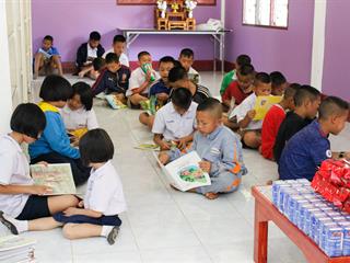 “ปันรักห้องสมุด,ปี,3”,โรงเรียนตำรวจตระเวนชายแดนเบ็ตตี้,ดูเมน,อำเภอปง,จังหวัดพะเยา,คณะศิลปศาสตร์,มหาวิทยาลัยพะเยา