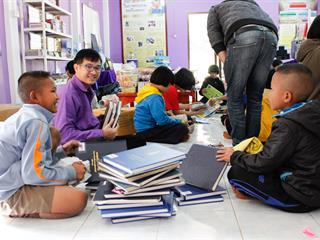 “ปันรักห้องสมุด,ปี,3”,โรงเรียนตำรวจตระเวนชายแดนเบ็ตตี้,ดูเมน,อำเภอปง,จังหวัดพะเยา,คณะศิลปศาสตร์,มหาวิทยาลัยพะเยา