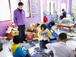 “ปันรักห้องสมุด,ปี,3”,โรงเรียนตำรวจตระเวนชายแดนเบ็ตตี้,ดูเมน,อำเภอปง,จังหวัดพะเยา,คณะศิลปศาสตร์,มหาวิทยาลัยพะเยา