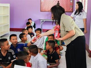 “ปันรักห้องสมุด,ปี,3”,โรงเรียนตำรวจตระเวนชายแดนเบ็ตตี้,ดูเมน,อำเภอปง,จังหวัดพะเยา,คณะศิลปศาสตร์,มหาวิทยาลัยพะเยา