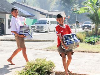“ปันรักห้องสมุด,ปี,3”,โรงเรียนตำรวจตระเวนชายแดนเบ็ตตี้,ดูเมน,อำเภอปง,จังหวัดพะเยา,คณะศิลปศาสตร์,มหาวิทยาลัยพะเยา