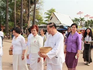 ,“กว๊านพะเยาสายน้ำแห่งชีวิต,ตานข้าวทิพย์พระเจ้าตนหลวง,ประจำปี,2561”,โครงการตานข้าวใหม่ใส่บาตรหลวง,