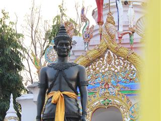 กองกิจการนิสิตเข้าร่วมพิธีบวงสรวงพญางำเมือง,ประจำปี,2561