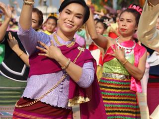 กองกิจการนิสิตเข้าร่วมพิธีบวงสรวงพญางำเมือง,ประจำปี,2561