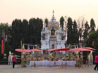 กองกิจการนิสิตเข้าร่วมพิธีบวงสรวงพญางำเมือง,ประจำปี,2561