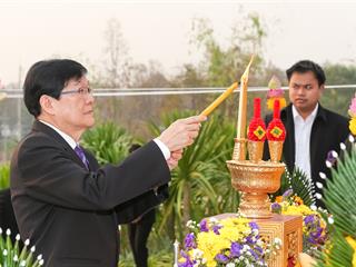 ศูนย์การแพทย์และโรงพยาบาลมหาวิทยาลัยพะเยา,,จัดพิธีบวงสรวง,พระราชานุสาวรีย์สมเด็จพระมหิตลาธิเบศร,อดุลยเดชวิกรม,พระบรมราชชนก,ประทับคู่,สมเด็จพระศรีนครินทราบรมราชชนนี,และพิธีทำบุญอาคารศูนย์การแพทย์และโรงพยาบาลมหาวิทยาลัยพะเยา,เพื่อความเป็นสิริมงคล,ณ,ศูนย์การแพทย์และโรงพยาบาลมหาวิทยาลัยพะเยา
