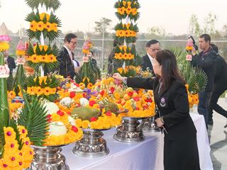 ศูนย์การแพทย์และโรงพยาบาลมหาวิทยาลัยพะเยา,,จัดพิธีบวงสรวง,พระราชานุสาวรีย์สมเด็จพระมหิตลาธิเบศร,อดุลยเดชวิกรม,พระบรมราชชนก,ประทับคู่,สมเด็จพระศรีนครินทราบรมราชชนนี,และพิธีทำบุญอาคารศูนย์การแพทย์และโรงพยาบาลมหาวิทยาลัยพะเยา,เพื่อความเป็นสิริมงคล,ณ,ศูนย์การแพทย์และโรงพยาบาลมหาวิทยาลัยพะเยา