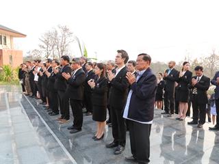 ศูนย์การแพทย์และโรงพยาบาลมหาวิทยาลัยพะเยา,,จัดพิธีบวงสรวง,พระราชานุสาวรีย์สมเด็จพระมหิตลาธิเบศร,อดุลยเดชวิกรม,พระบรมราชชนก,ประทับคู่,สมเด็จพระศรีนครินทราบรมราชชนนี,และพิธีทำบุญอาคารศูนย์การแพทย์และโรงพยาบาลมหาวิทยาลัยพะเยา,เพื่อความเป็นสิริมงคล,ณ,ศูนย์การแพทย์และโรงพยาบาลมหาวิทยาลัยพะเยา