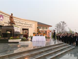 ศูนย์การแพทย์และโรงพยาบาลมหาวิทยาลัยพะเยา,,จัดพิธีบวงสรวง,พระราชานุสาวรีย์สมเด็จพระมหิตลาธิเบศร,อดุลยเดชวิกรม,พระบรมราชชนก,ประทับคู่,สมเด็จพระศรีนครินทราบรมราชชนนี,และพิธีทำบุญอาคารศูนย์การแพทย์และโรงพยาบาลมหาวิทยาลัยพะเยา,เพื่อความเป็นสิริมงคล,ณ,ศูนย์การแพทย์และโรงพยาบาลมหาวิทยาลัยพะเยา