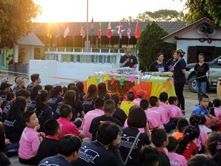 คณะวิทยาศาสตร์การแพทย์,ม.พะเยา,จัดโครงการนิสิตวิทย์แพทย์,ใจอาสาเพื่อพัฒนาชุมชน,ณ,โรงเรียนบ้านดาวเรือง,ต.จำปาหวาย,อ.เมืองพะเยา