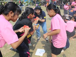 คณะวิทยาศาสตร์การแพทย์,ม.พะเยา,จัดโครงการนิสิตวิทย์แพทย์,ใจอาสาเพื่อพัฒนาชุมชน,ณ,โรงเรียนบ้านดาวเรือง,ต.จำปาหวาย,อ.เมืองพะเยา