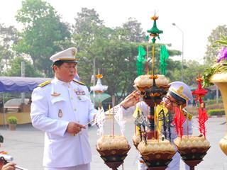 มหาวิทยาลัยพะเยา,โดยคณะกรรมการดำเนินการจัดสร้างพระบรมรูปสมเด็จพระนเรศวรมหาราช(จำลอง)และเหรียญสมเด็จพระนเรศวรมหาราช,ได้จัดพิธีมังคลาภิเษกพระบรมรูป,ฯ,และเหรียญสมเด็จพระนเรศวรมหาราช,ณ,ลานพระบรมราชานุสาวรีย์สมเด็จพระนเรศวรมหาราช,มหาวิทยาลัยพะเยา,