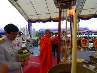 มหาวิทยาลัยพะเยา,โดยคณะกรรมการดำเนินการจัดสร้างพระบรมรูปสมเด็จพระนเรศวรมหาราช(จำลอง)และเหรียญสมเด็จพระนเรศวรมหาราช,ได้จัดพิธีมังคลาภิเษกพระบรมรูป,ฯ,และเหรียญสมเด็จพระนเรศวรมหาราช,ณ,ลานพระบรมราชานุสาวรีย์สมเด็จพระนเรศวรมหาราช,มหาวิทยาลัยพะเยา,