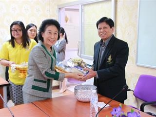 คณะเกษตรศาสตร์ฯ,ต้อนรับศาสตราจารย์,ดร.สนิท,อักษรแก้ว,กรรมการสภามหาวิทยาลัยผู้ทรงคุณวุฒิ