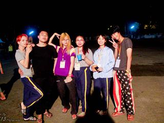 นิสิตคณะศิลปศาสตร์,มหาวิทยาลัยพะเยา,เข้าค่ายส่งเสริมคุณธรรมจริยธรรมและทำนุบำรุงศิลปวัฒนธรรม,ณ,วัดพระธาตุจอมทอง