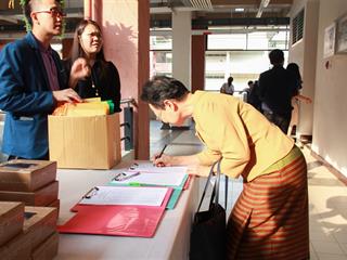 ผู้บริหาร,พบ,สาขาวิชา(สาขาวิชาภาษาอังกฤษ),ในการประชุมบุคลากรคณะศิลปศาสตร์,มหาวิทยาลัยพะเยา,ครั้งที่,1/2561