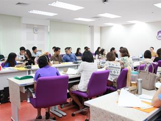 ผู้บริหาร,พบ,สาขาวิชา(สาขาวิชาภาษาอังกฤษ),ในการประชุมบุคลากรคณะศิลปศาสตร์,มหาวิทยาลัยพะเยา,ครั้งที่,1/2561