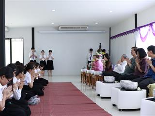 พิธีรดน้ำดำหัว,คณะทันตแพทยศาสตร์,มหาวิทยาลัยพะเยา,ประจำปี,2561