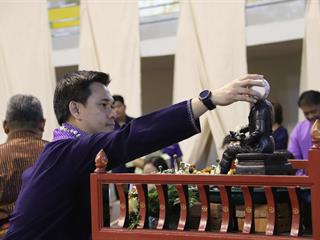 งานรดน้ำดำหัวผู้บริหาร,มหาวิทยาลัยพะเยา,ประจำปี,2561