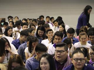 งานรดน้ำดำหัวผู้บริหาร,มหาวิทยาลัยพะเยา,ประจำปี,2561