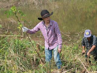 มหาวิทยาลัยพะเยาจัดกิจกรรม,“พัฒนาอ่างเก็บน้ำห้วยนาปอย”,ภายใต้โครงการจิตอาสามหาวิทยาลัยเพื่อชุมชน