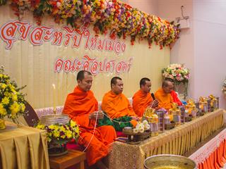 สุขสะหรี,ปี๋ใหม่เมืองและทำบุญคณะศิลปศาสตร์,มหาวิทยาลัยพะเยา,๒๕๖๑