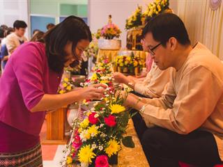สุขสะหรี,ปี๋ใหม่เมืองและทำบุญคณะศิลปศาสตร์,มหาวิทยาลัยพะเยา,๒๕๖๑