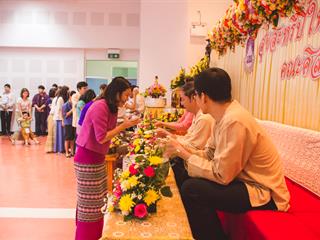 สุขสะหรี,ปี๋ใหม่เมืองและทำบุญคณะศิลปศาสตร์,มหาวิทยาลัยพะเยา,๒๕๖๑