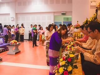 สุขสะหรี,ปี๋ใหม่เมืองและทำบุญคณะศิลปศาสตร์,มหาวิทยาลัยพะเยา,๒๕๖๑