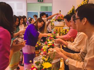 สุขสะหรี,ปี๋ใหม่เมืองและทำบุญคณะศิลปศาสตร์,มหาวิทยาลัยพะเยา,๒๕๖๑