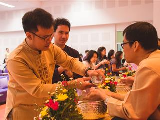 สุขสะหรี,ปี๋ใหม่เมืองและทำบุญคณะศิลปศาสตร์,มหาวิทยาลัยพะเยา,๒๕๖๑