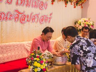 สุขสะหรี,ปี๋ใหม่เมืองและทำบุญคณะศิลปศาสตร์,มหาวิทยาลัยพะเยา,๒๕๖๑