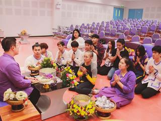 สุขสะหรี,ปี๋ใหม่เมืองและทำบุญคณะศิลปศาสตร์,มหาวิทยาลัยพะเยา,๒๕๖๑
