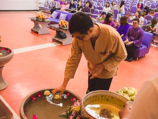 สุขสะหรี,ปี๋ใหม่เมืองและทำบุญคณะศิลปศาสตร์,มหาวิทยาลัยพะเยา,๒๕๖๑